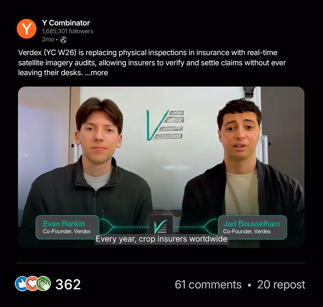 Two men, Evan Rankin and Jad Bousselham, co-founders of Verdex, seated in front of a whiteboard.